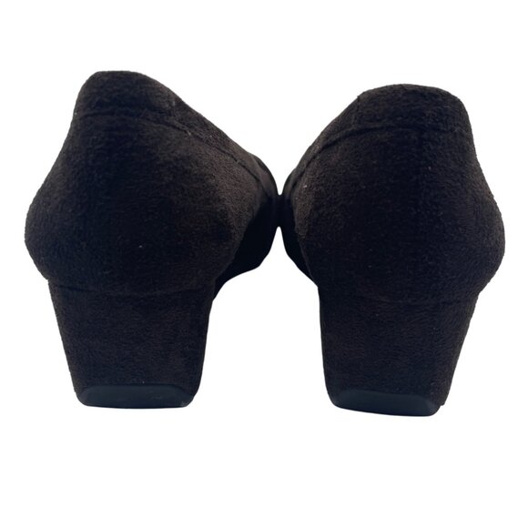 Marc Fisher Atlas 2 Wedge Loafer Slip On Brown Size 6 Chocolate - Picture 6 of 12